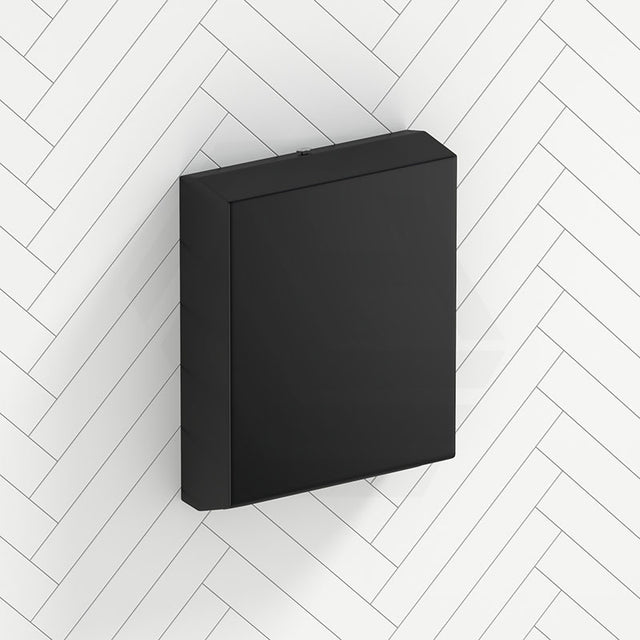 Metlam Stainless Steel Paper Towel Dispenser Surface Mounted Matt Black Tissue Toilet Roll
