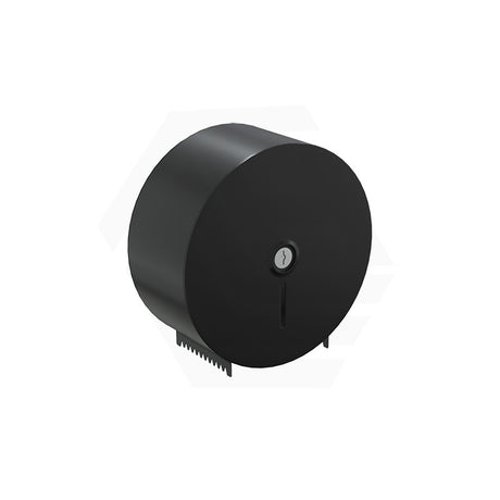 Metlam Stainless Steel Single Lockable Jumbo Toilet Roll Dispenser Matt Black/Satin Stainless Steel