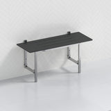 Metlam Compact Laminate Folding Shower Seat with Legs