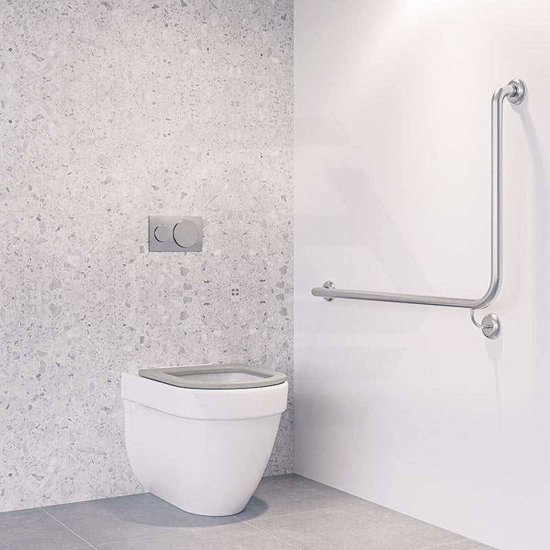 Metlam 950x600mm 90° Assist Grab Rail Ambulant Accessories Special Needs Stainless Steel 304