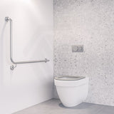 Metlam 950x600mm 90° Assist Grab Rail Ambulant Accessories Special Needs Stainless Steel 304