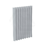 Metlam 1200/1600mm L Bend Shower Curtain Track System in Designer Black Cut to size