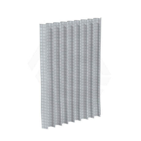 Metlam 1200/1600mm L Bend Shower Curtain Track System in Designer Black Cut to size