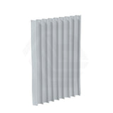 Metlam 1200/1600mm L Bend Shower Curtain Track System in Designer Black Cut to size