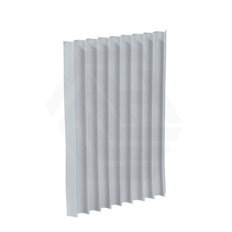 Metlam 1200/1600mm L Bend Shower Curtain Track System in Designer Black Cut to size