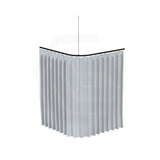 Metlam 1200/1600mm L Bend Shower Curtain Track System in Designer Black Cut to size