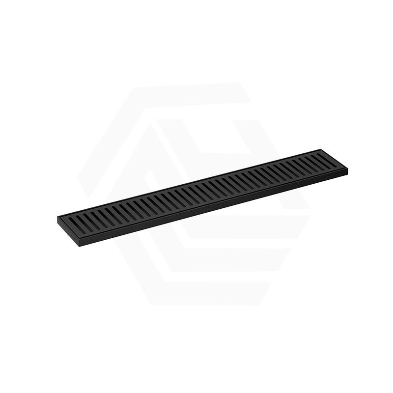 100-3000mm Lauxes Black Shower Grate Drain Aluminium Next Generation 14 Any Size Indoor Outdoor