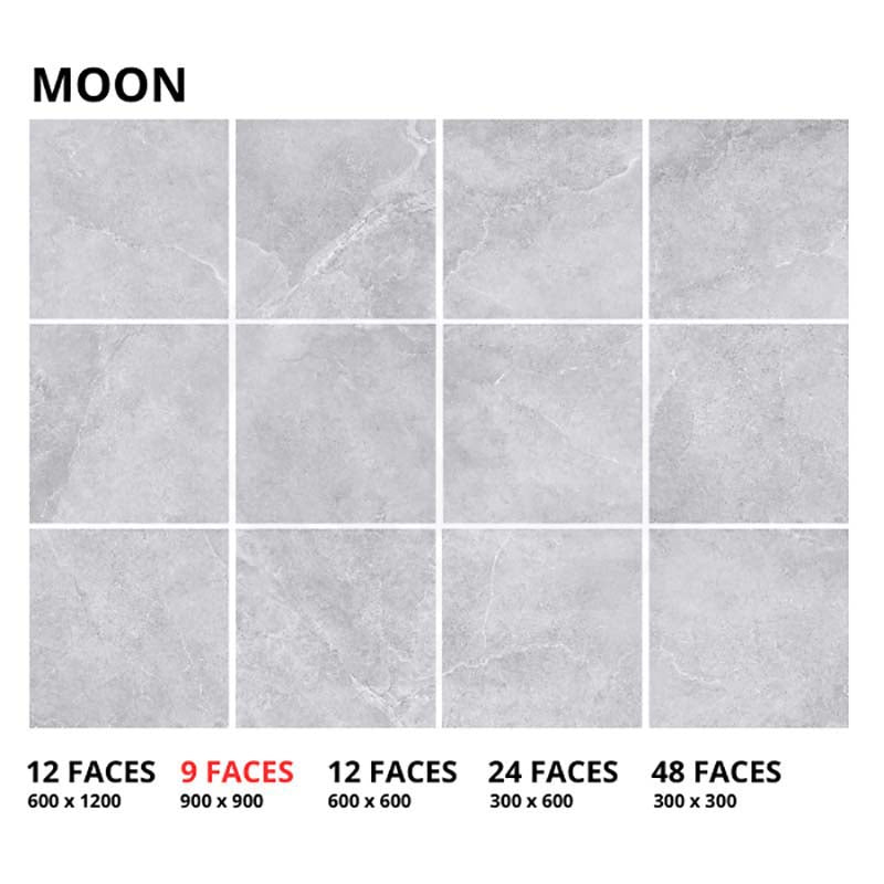 Enzo Moon Surface Tec Stone Look Light Grey 300/600/1200mm Tile