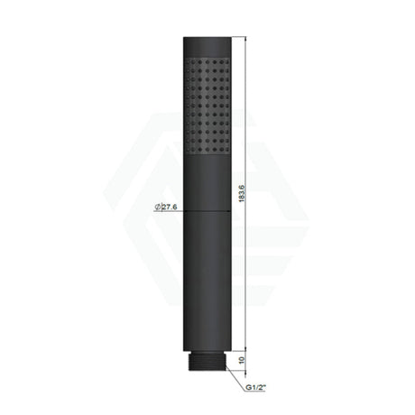 Meir Round Hand Held Shower Solid Brass Single Function Variant Colour Available Handheld Showers