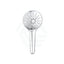 Meir 3 Functions Round Hand Held Shower Abs Variant Colour Available Chrome Handheld Showers