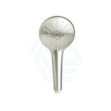 Meir 3 Functions Round Hand Held Shower Abs Variant Colour Available Brushed Nickel Handheld Showers