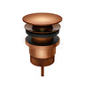Meir 32/40Mm Universal Brass Pop Up Waste With Or Without Overflow Variant Colour Available Bronze