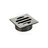 Meir Square Brass Floor Grate Shower Drain 50Mm Outlet Variant Colour Available M#3(Gunmetal Grey)