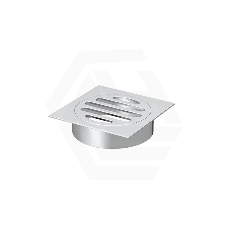 Meir Square Brass Floor Grate Shower Drain 80Mm Outlet Variant Colour Available Wastes