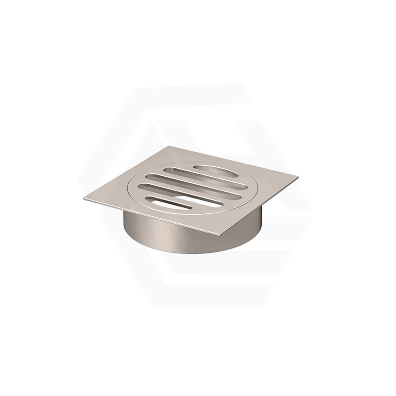 Meir Square Brass Floor Grate Shower Drain 80Mm Outlet Variant Colour Available Wastes