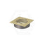 Meir Square Brass Floor Grate Shower Drain 80Mm Outlet Variant Colour Available Wastes