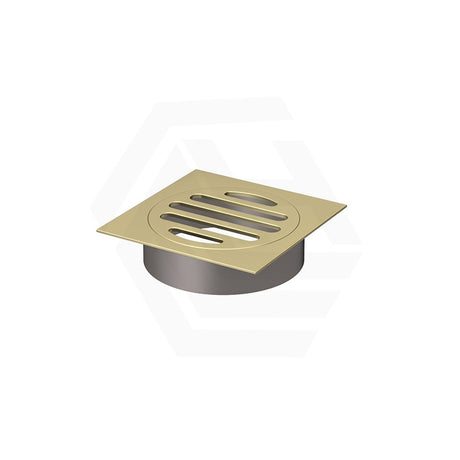 Meir Square Brass Floor Grate Shower Drain 80Mm Outlet Variant Colour Available Wastes