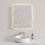 600/750/900/1200mm Rectangle Frameless Led Mirror Motion Sensor Auto On Backlit Horizontal/Vertical Installation