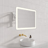 650/800mm Pull Out LED Mirror White Mechanism Framed Automatic Light