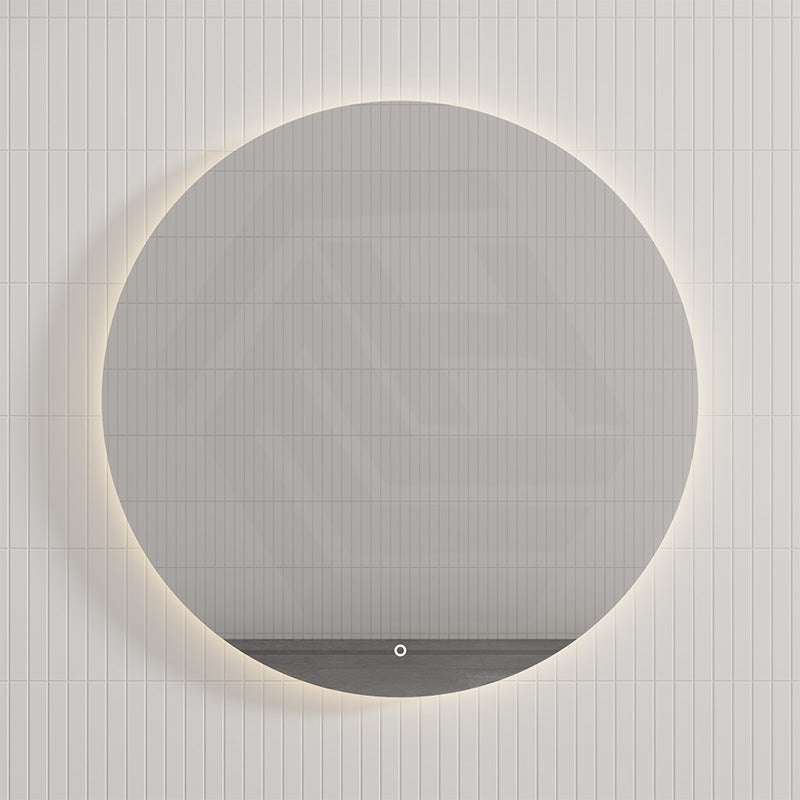 500/600/700/750/800/900/1200mm Round LED Mirror Touch Sensor Switch 3 Colours Lighting Backlit