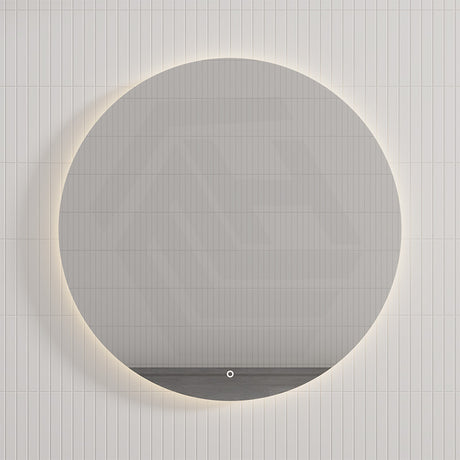 500/600/700/750/800/900/1200mm Round LED Mirror Touch Sensor Switch 3 Colours Lighting Backlit