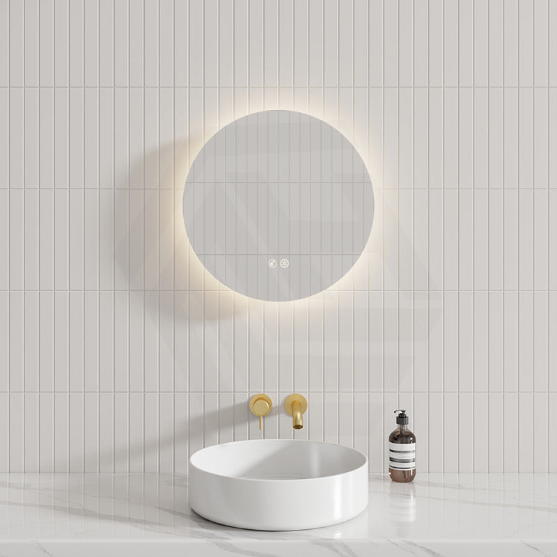 500/600750/800/900mm Round LED Mirror Auto Sensor 3 Colours Lighting Backlit