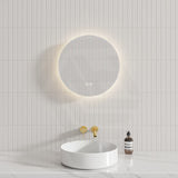 500/600750/800/900mm Round LED Mirror Auto Sensor 3 Colours Lighting Backlit