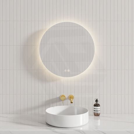 500/600750/800/900mm Round LED Mirror Auto Sensor 3 Colours Lighting Backlit