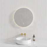 500/600/700/750/800/900/1200mm Round LED Mirror Touch Sensor Switch 3 Colours Lighting Backlit