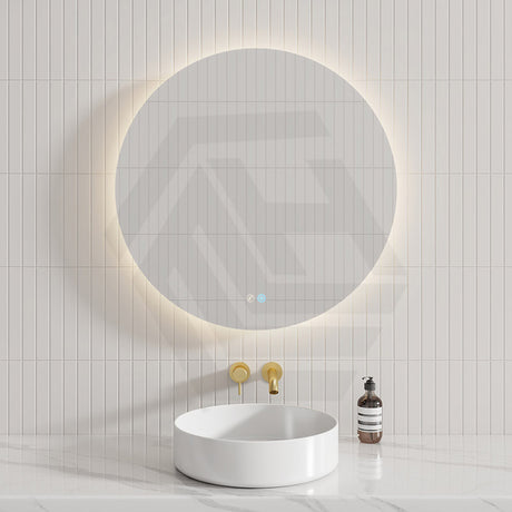 500/600750/800/900mm Round LED Mirror Auto Sensor 3 Colours Lighting Backlit