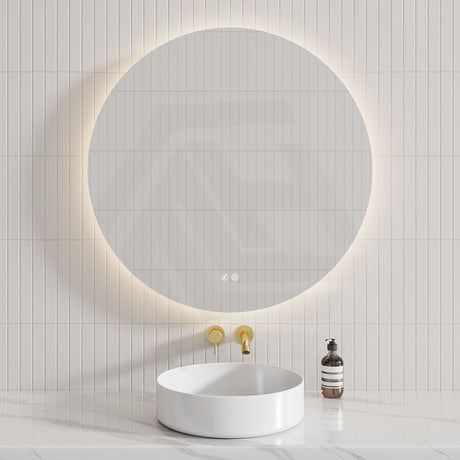 500/600750/800/900mm Round LED Mirror Auto Sensor 3 Colours Lighting Backlit