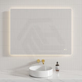 600/750/900/1200/1500mm Rectangle LED Mirror Auto Sensor 3 Colours Lighting Backlit Vertical/Horizontal