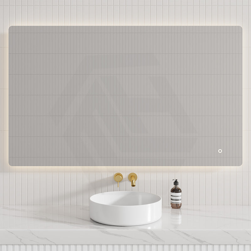 450/500/600/750/900/1200/1500mm Rectangle LED Mirror Touch Sensor Switch 3 Colours Lighting Backlit Horizontal/Vertical Installation