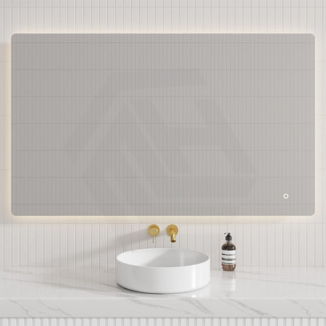 450/500/600/750/900/1200/1500mm Rectangle LED Mirror Touch Sensor Switch 3 Colours Lighting Backlit Horizontal/Vertical Installation