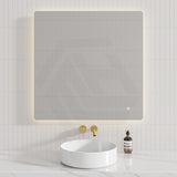 450/500/600/750/900/1200/1500mm Rectangle LED Mirror Touch Sensor Switch 3 Colours Lighting Backlit Horizontal/Vertical Installation