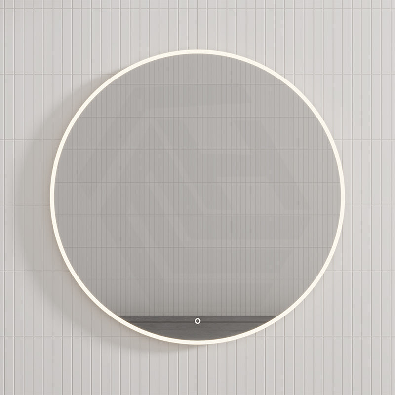 500/600/700/750/800/900/1200mm Round LED Mirror Touch Sensor Switch 3 Colours Lighting Acrylic Frontlit