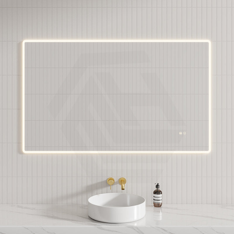600/750/900/1200/1500mm Rectangle LED Mirror Auto Sensor Switch 3 Colours Lighting Acrylic Frontlit Vertical/Horizontal