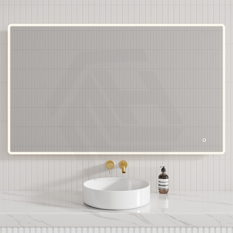 450/500/600/750/900/1200/1500mm Rectangle LED Mirror Touch Sensor Switch 3 Colours Lighting Acrylic Frontlit Horizontal/Vertical Installation