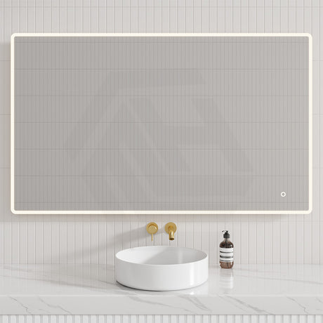 450/500/600/750/900/1200/1500mm Rectangle LED Mirror Touch Sensor Switch 3 Colours Lighting Acrylic Frontlit Horizontal/Vertical Installation