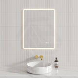 600/750/900/1200/1500mm Rectangle LED Mirror Auto Sensor Switch 3 Colours Lighting Acrylic Frontlit Vertical/Horizontal