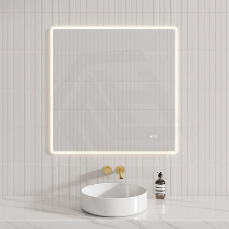 600/750/900/1200/1500mm Rectangle LED Mirror Auto Sensor Switch 3 Colours Lighting Acrylic Frontlit Vertical/Horizontal