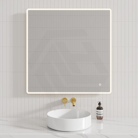 450/500/600/750/900/1200/1500mm Rectangle LED Mirror Touch Sensor Switch 3 Colours Lighting Acrylic Frontlit Horizontal/Vertical Installation