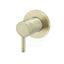 G#2(Gold) Meir Tiger Bronze Round Wall Mixer Short Pin-Lever Trim Kit Only Dress