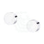 Meir Circular Wall Taps Quarter Turn Variant Colour Available Polished Chrome Top Assemblies