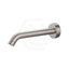 N#1(Nickel) 180Mm Fienza Kaya Brushed Nickel Solid Brass Round Wall Spout For Bathroom Spouts