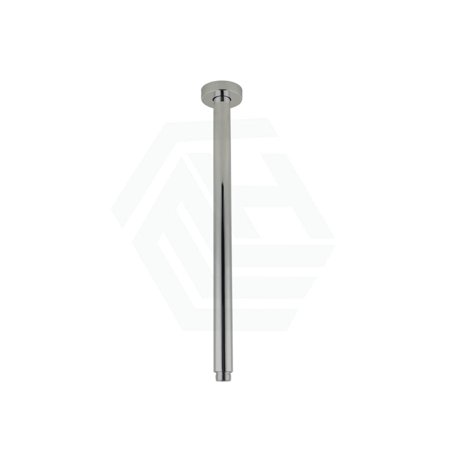 200/400mm Norico Round Ceiling Shower Arm Brushed Nickel 400mm