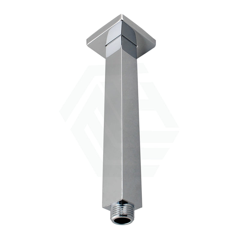 Square Norico Ceiling Shower Arm Brushed Nickel