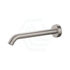N#1(Nickel) 220Mm Fienza Kaya Brushed Nickel Solid Brass Round Wall Spout For Bathroom Spouts