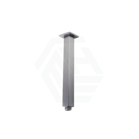 300/600mm Square Ceiling Shower Arm Brushed Nickel