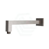 N#1(Nickel) 404Mm Square Horizontal Wall Mounted Shower Arm Brushed Nickel Arms